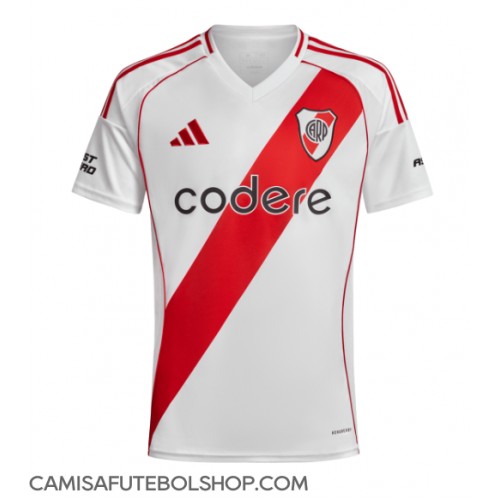 Camisa de time de futebol River Plate Replicas 1º Equipamento 2024-25 Manga Curta